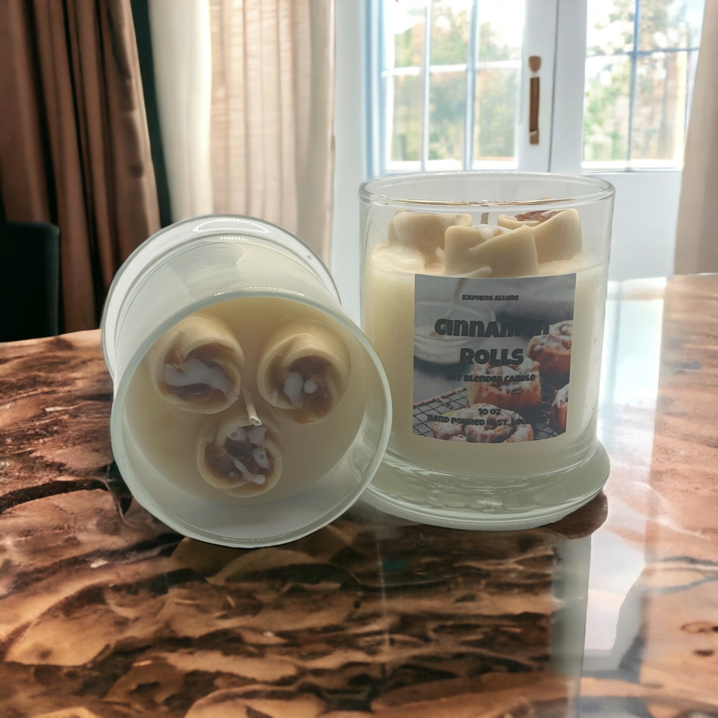 Cinnamon Rolls Dessert Candle